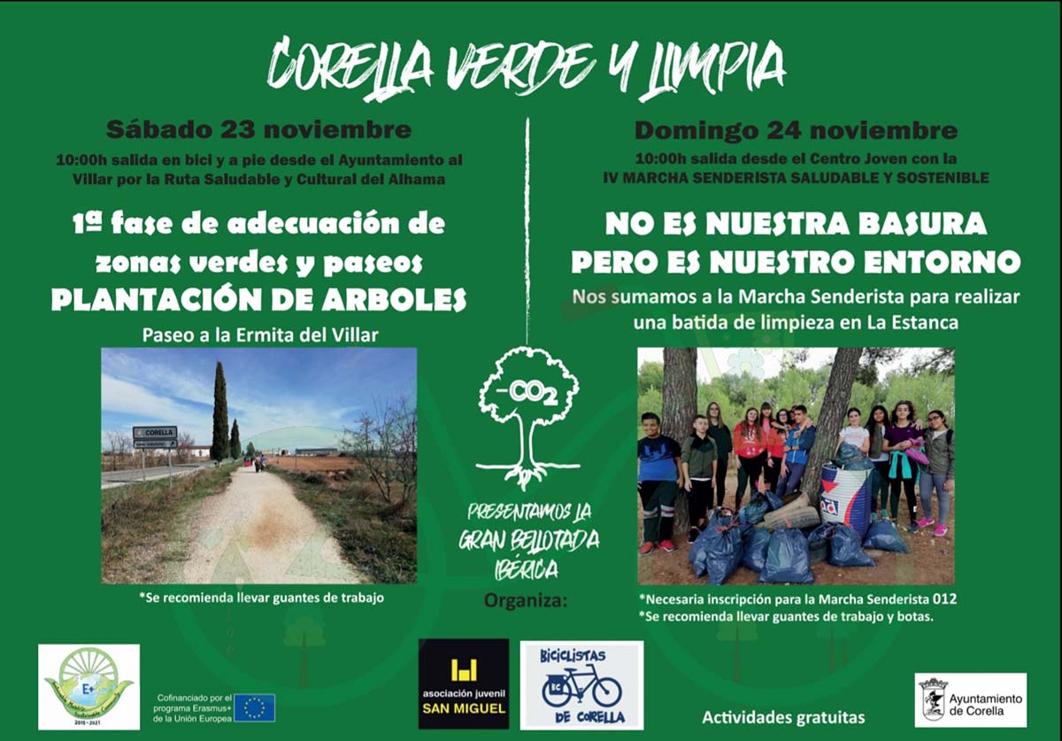 Corella verde y limpia, una campaña para concienciar sobre el medioambiente
