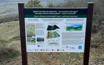 “Los misterios del agua”, una ruta de tres etapas para descubrir los paisajes kársticos de la sierra de Aralar oriental