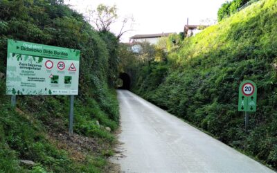 La Vía Verde del Bidasoa pone nueva señalización