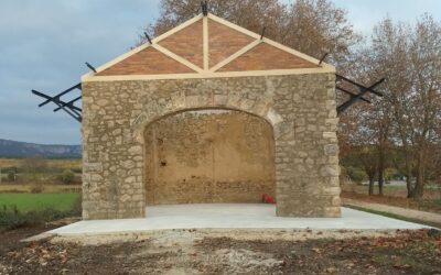 Recuperado el muelle de mercancías de la estación del Ferrocarril Vasco-Navarro en Zúñiga